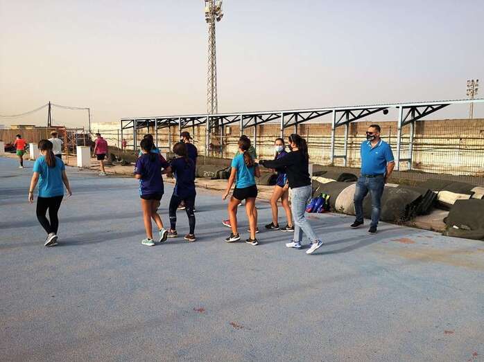 Imagen de una sesión de entrenamiento del Evecan Sport / TA